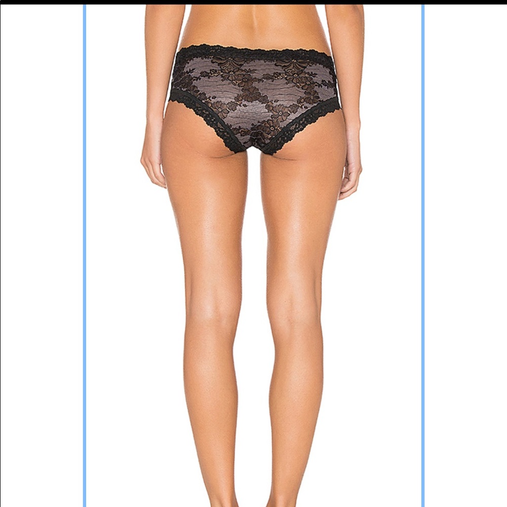 Hanky Panky Cheeky Hipster in Black & Orchid - Picture 2 of 5
